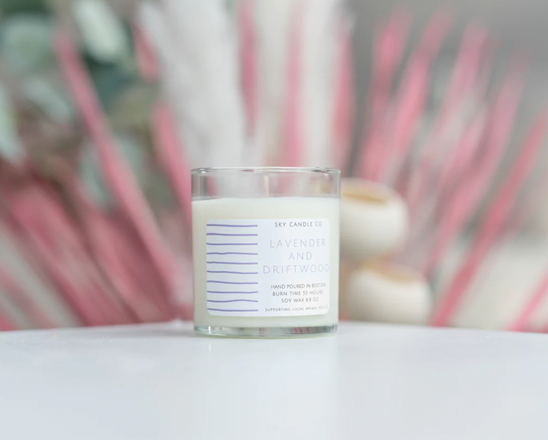 Lavender & Driftwood x Sky Candle Co