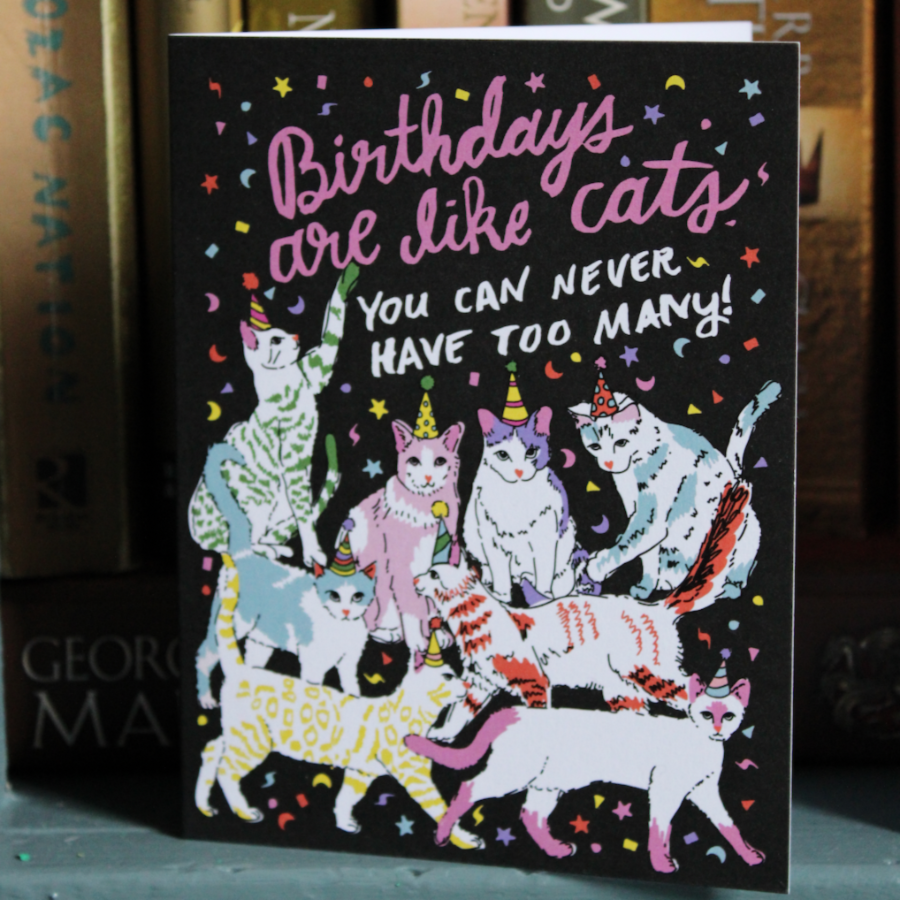 Birthday Cats - Birthday Card x Ash + Chess