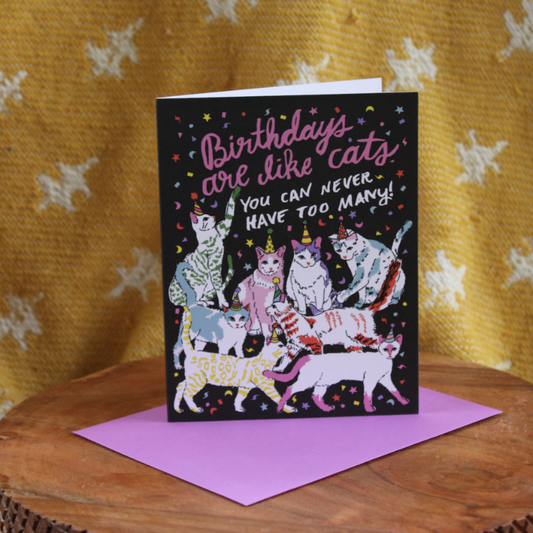 Birthday Cats - Birthday Card x Ash + Chess