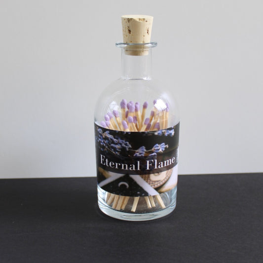 Eternal Flame Matchstick Jar