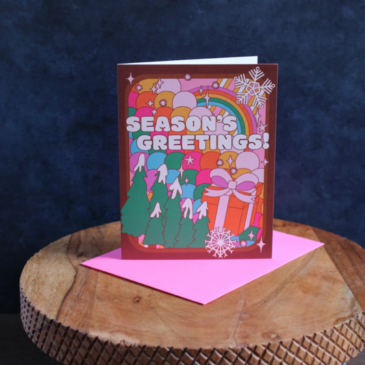 Season's Greetings Card - Ash + Chess